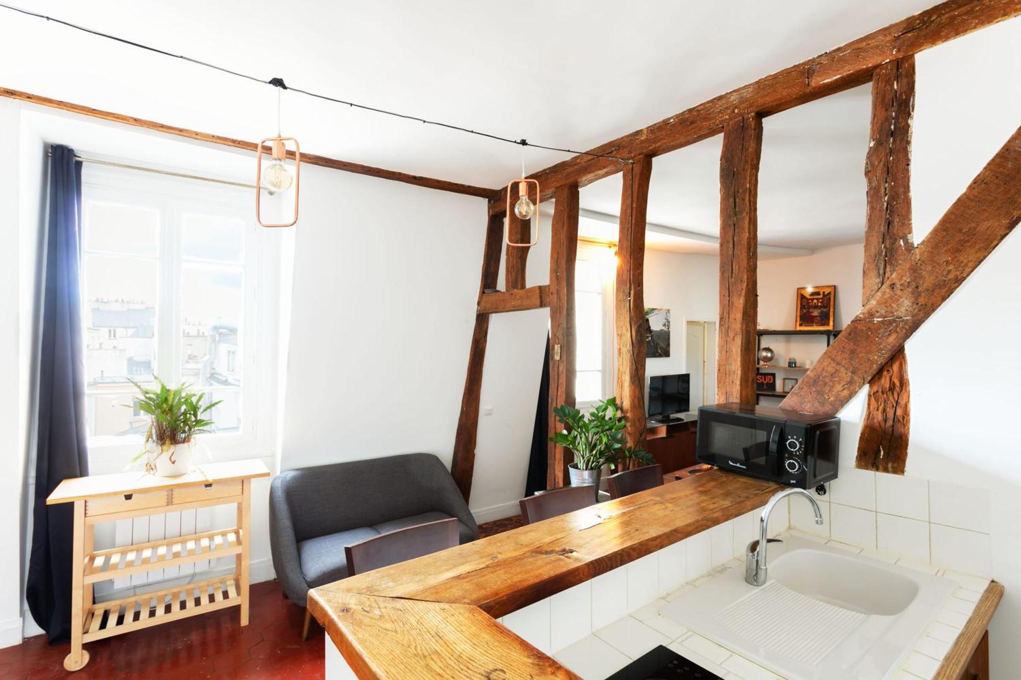 Central Paris 1Br Cozy Leilighet Eksteriør bilde