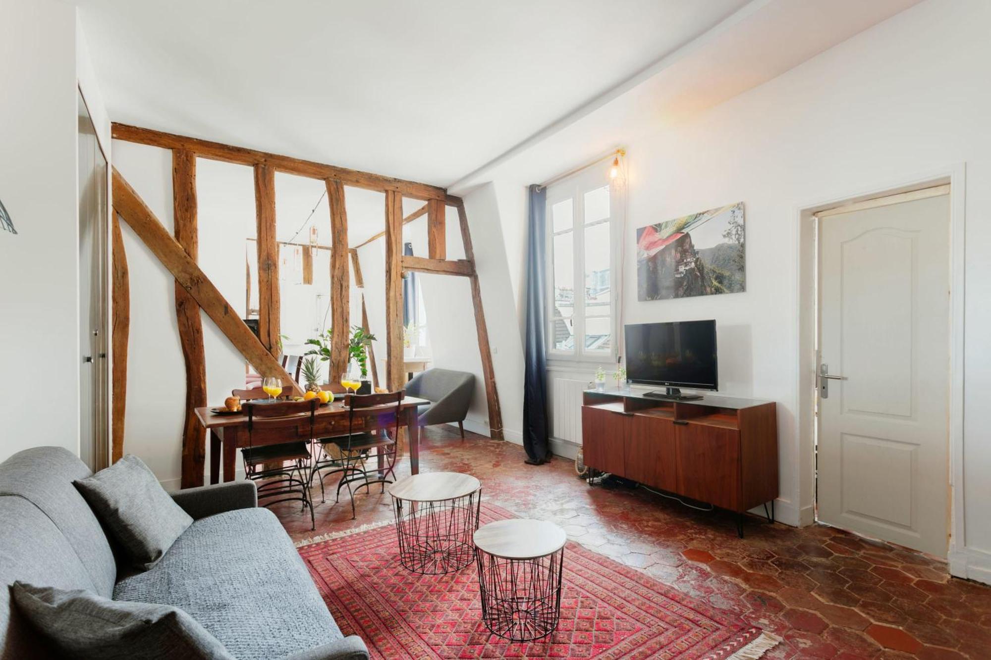 Central Paris 1Br Cozy Leilighet Eksteriør bilde