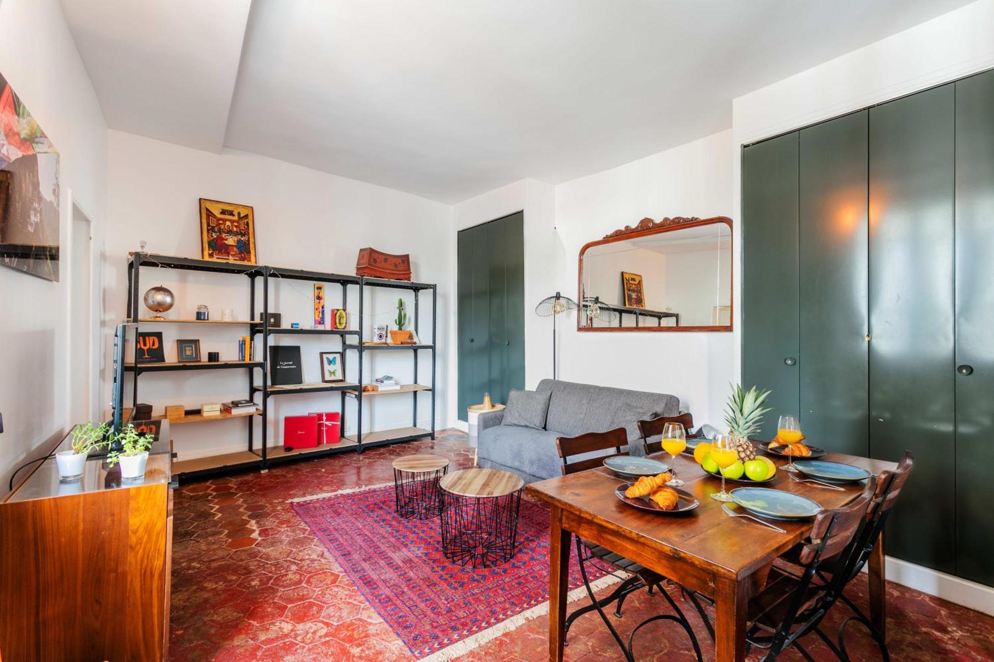 Central Paris 1Br Cozy Leilighet Eksteriør bilde