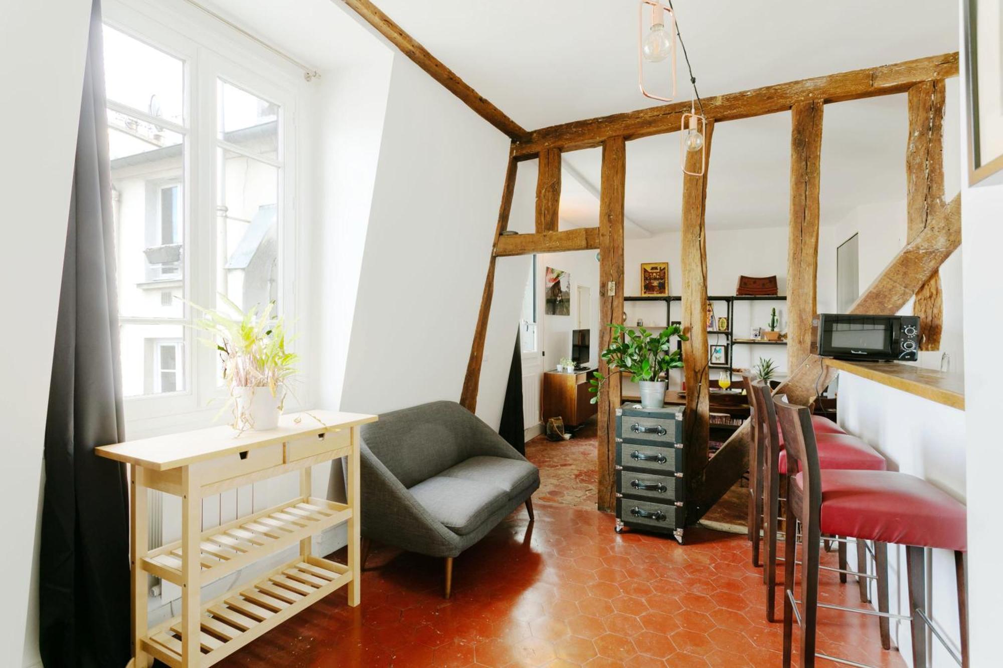 Central Paris 1Br Cozy Leilighet Eksteriør bilde