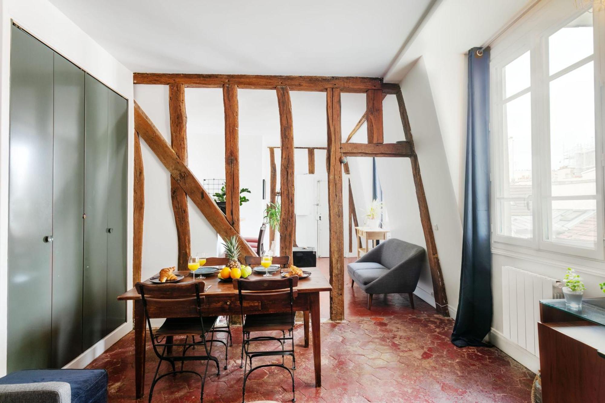 Central Paris 1Br Cozy Leilighet Eksteriør bilde